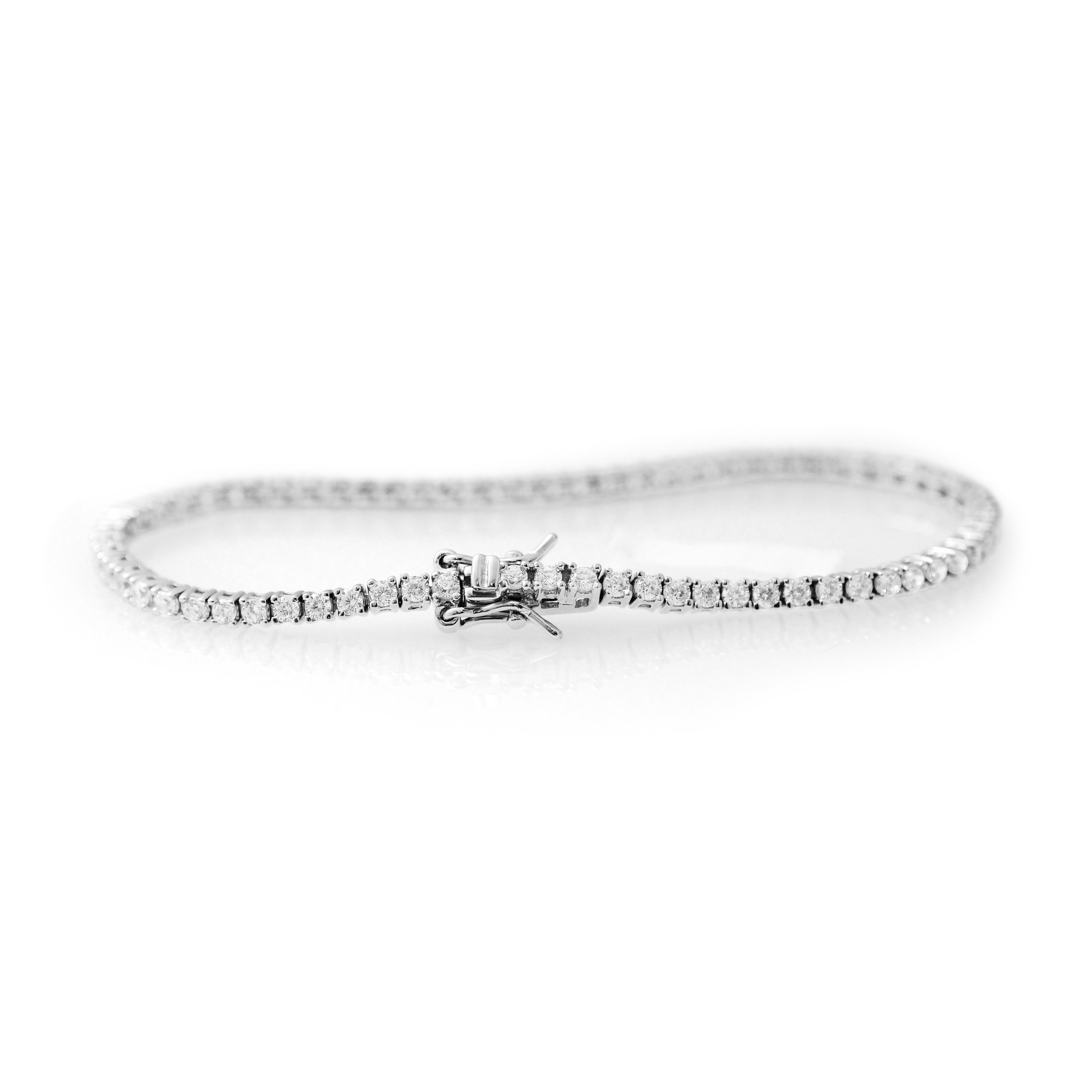River River Armband Zirkoniumoxiden Serti Claw Sieraden 925