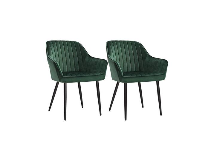Hansiro Esszimmerstuhl Polsterstuhl 2Er-Set, Schwarz, Holzwerkstoff, 60x85x62.5 cm, Esszimmer, Stuhl