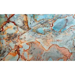 Vliestapete KOMAR "Digitaldruck Vlies - Marble - Größe 400 x 250 cm", braun, B:400m L:250m, Vlies, Tapeten, Wohnzimmer, Schlafzimmer