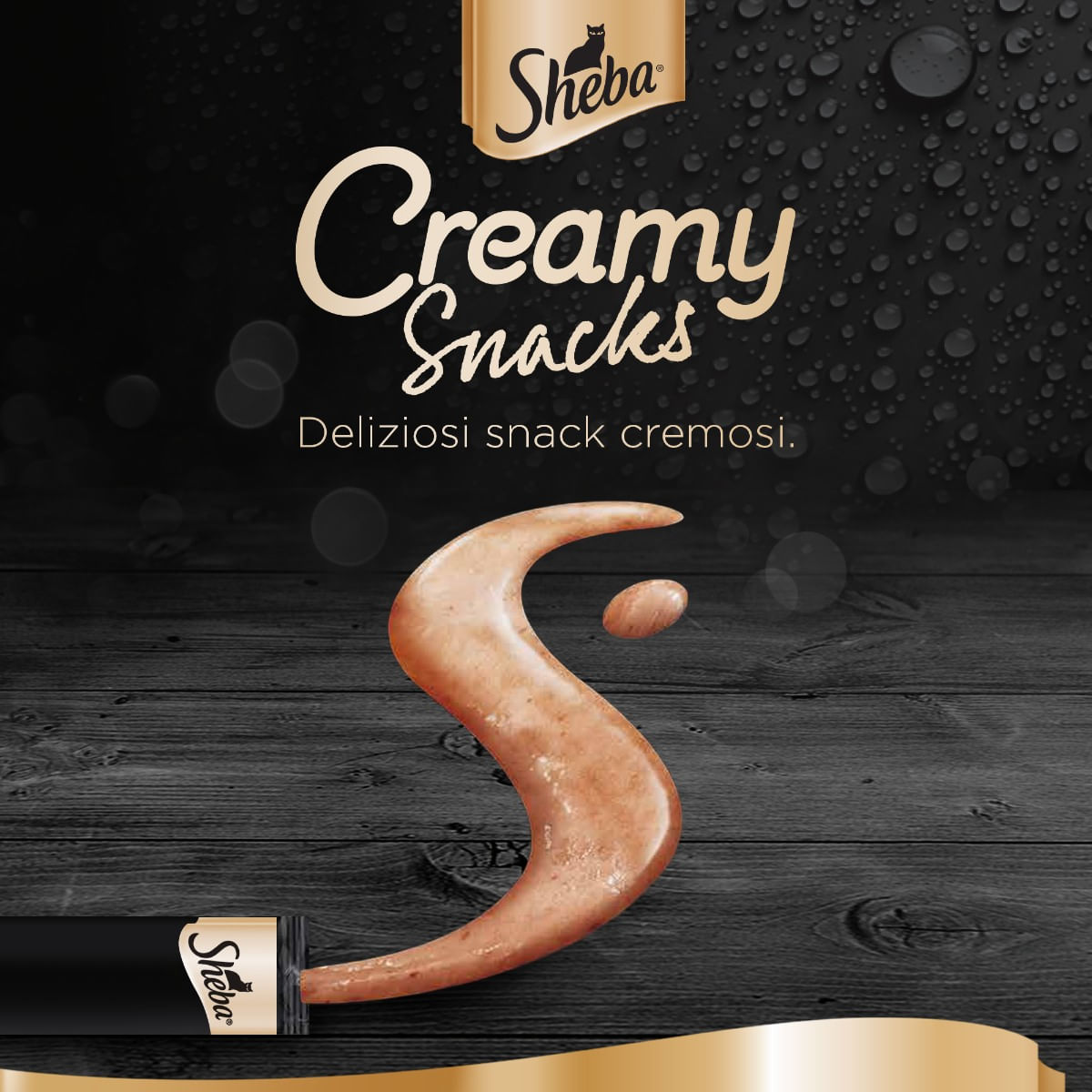 Sheba Snack Gatto Creamy Snack Pollo 4X12G
