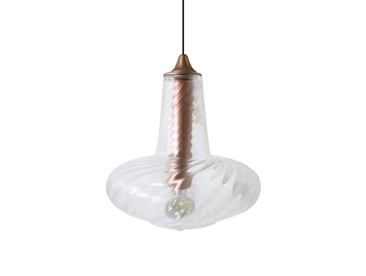 Suspension métal carafe cuivre D30cm