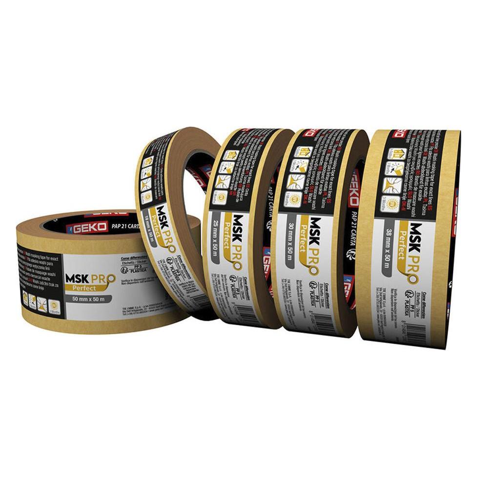 GEKO Abdeckband MSK Pro Perfect Acryl Papier 19 mm x 50 m (19 mm) (49948088)