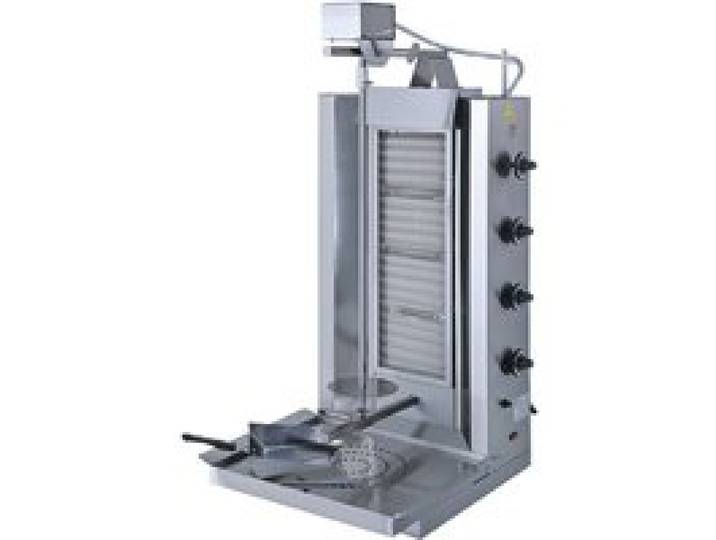 Döner Kebab à Gaz - 4 Zones de Chauffe - 75 Kg - Mastro