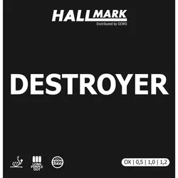 Hallmark Belag Destroyer schwarz 1,0 - schwarz 1,0