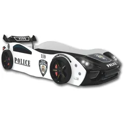 Autobett "Police" Spielbett für Kinder 90x200 inkl. Lattenrost
