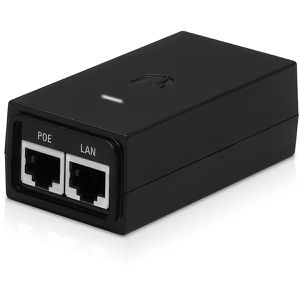 UbiQuiti PoE-Injektor POE-24-12W-G, für 1 Gerät, für Geräte mit 24-V-PoE-passiv und RJ45 Gbit-LAN Port bis 12 W