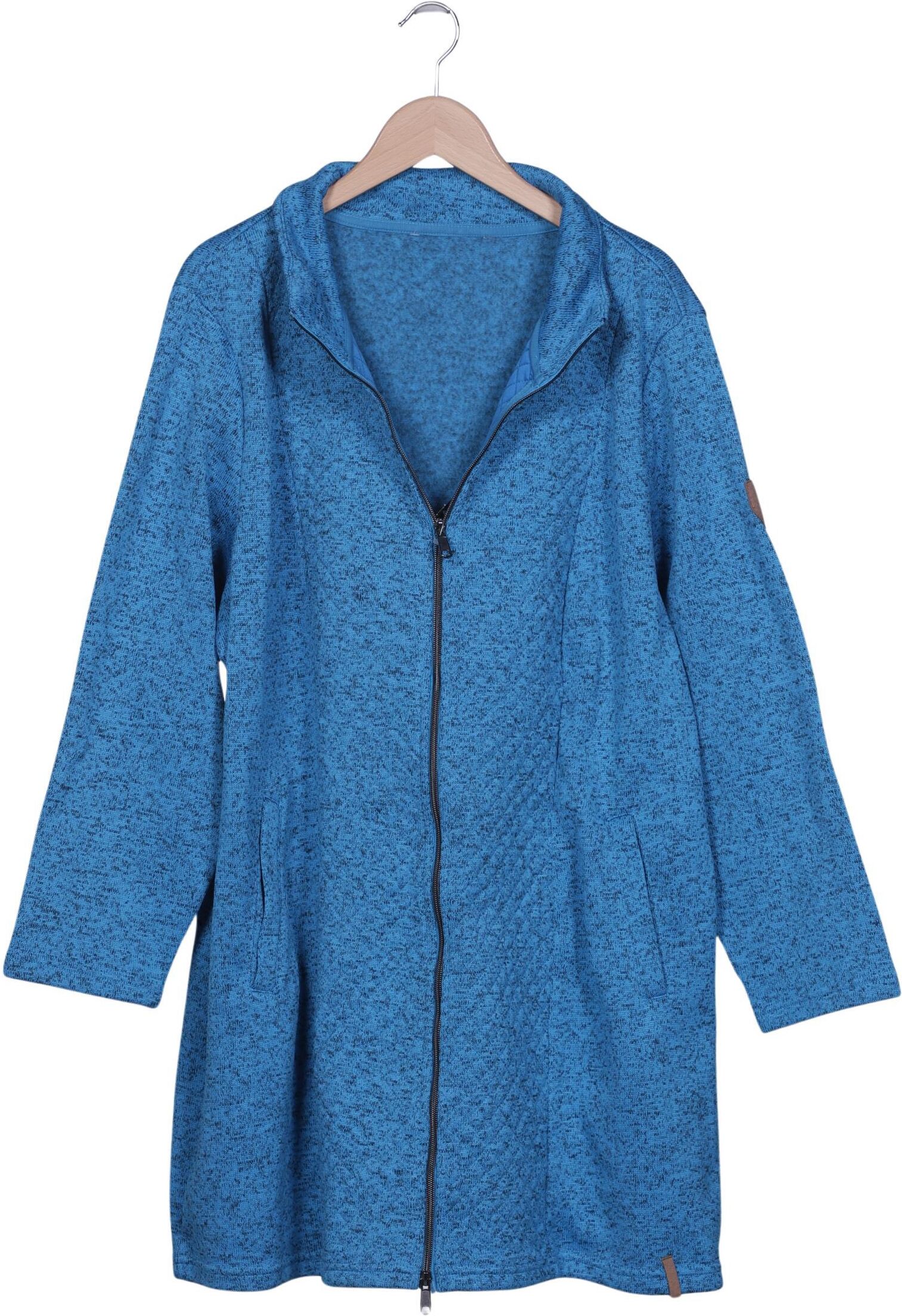Ulla Popken Damen Mantel, Blau, Gr. Xxl, Synthetik - Second Hand