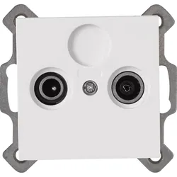 Kopp 941229081 ATHENIS - Antennensteckdose TV/RF, Farbe: reinweiß