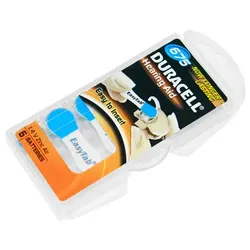 Hörgerät-Batterie 675 Duracell EasyTab, 6 Stück, wie 675, R675, R675AE, PR44, 665HPX, 675HPX, AC665