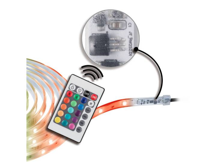 Paulmann SimpLED Outdoor Strip RGB transparant 5m Outdoor, dimbaar, helder / transparant, Kunststof