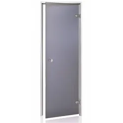 Dampfbadtüren Scan Matt - Glas Grau Matt / 80 x 190