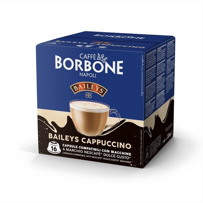 CAFFE BORBONE 16 Capsule Dgbaileys4x16 Gusto Cappuccino Baileys-multicolore