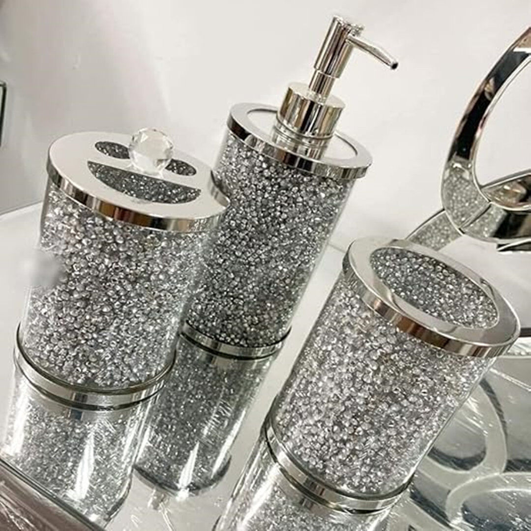 Fairmont Park Jar Silver 20cm H X 10cm W X 10cm D