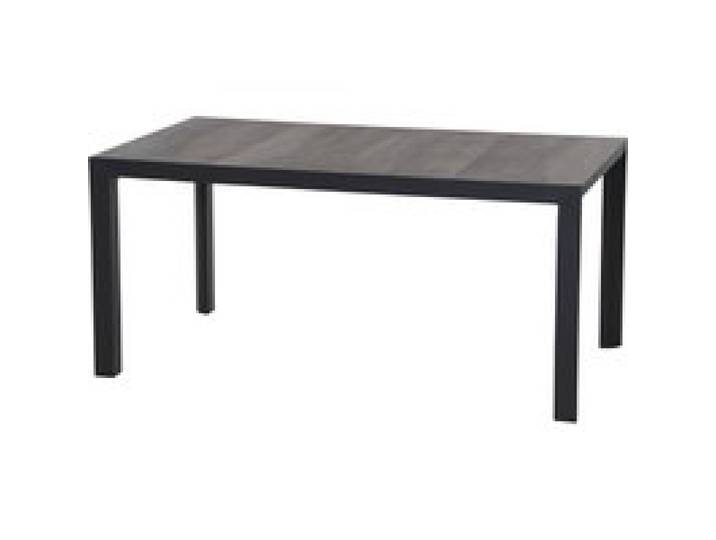 B-Ware: Siena Garden Silva Esstisch, anthrazit/grau, Alu/Keramik, 160x90 cm