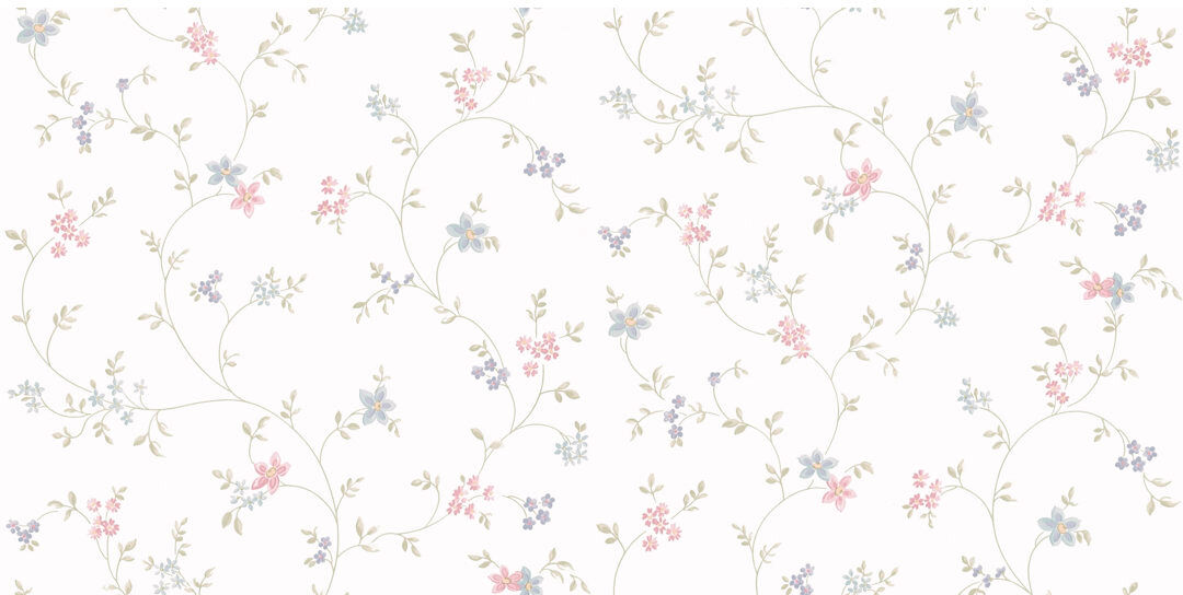 Galerie Home Maison Charme Petit Floral Motif 10.05m x 53cm Wallpaper Roll Green 1,005cm L