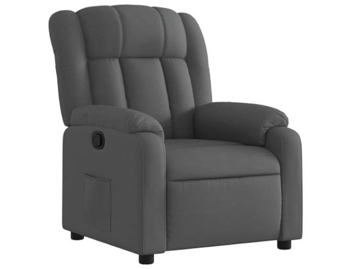 vidaXL Relaxsessel Dunkelgrau Stoff