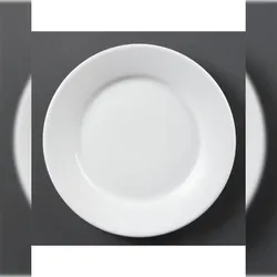 Olympia Whiteware Teller mit breitem Rand 23cm