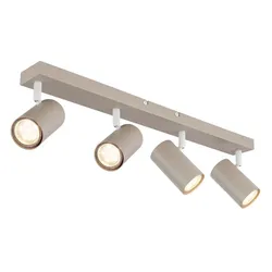 Globo Strahler Robby Alu, Eisen, Stahl & Metall Beige Sand