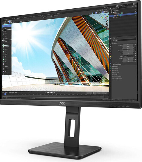 AOC P2 U27P2, 68,6 cm (27"), 3840 x 2160 Pixel, 4K Ultra HD, LED, 4 ms, Schwarz