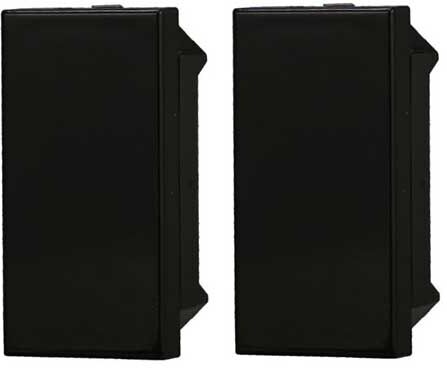 Ettroit Falso Polo Compatibile Bticino Axolute Colore Nero Confezione 2pcs  An0100