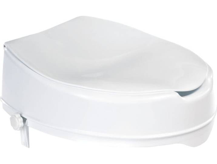 RIDDER A0071001, Verlängert, Harter Toilettensitz, Weiß, Polypropylen (PP), 360 mm, 400 mm