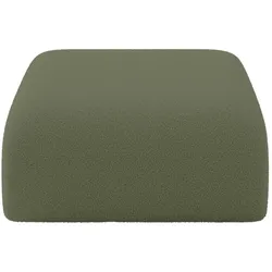 POUF MIRA-PUF 91x89x40 Grün cm Bouclé Modular Sitzhocker