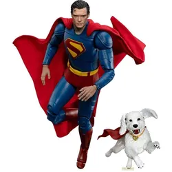 Beast Kingdom Superman (2025) Actionfigur Superman & Krypto 21 cm