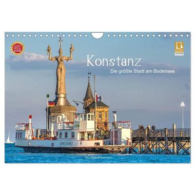 Konstanz - die größte Stadt am Bodensee (Wandkalender 2027 DIN A4 quer), CALVENDO Monatskalender