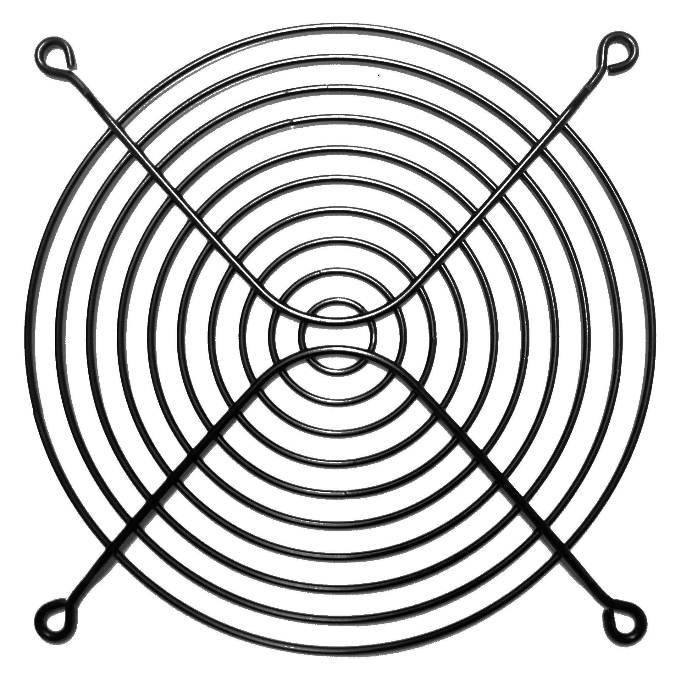 Aquatuning Lüftergitter für Axiallüfter (GITTER 140 - SCHWARZ)
