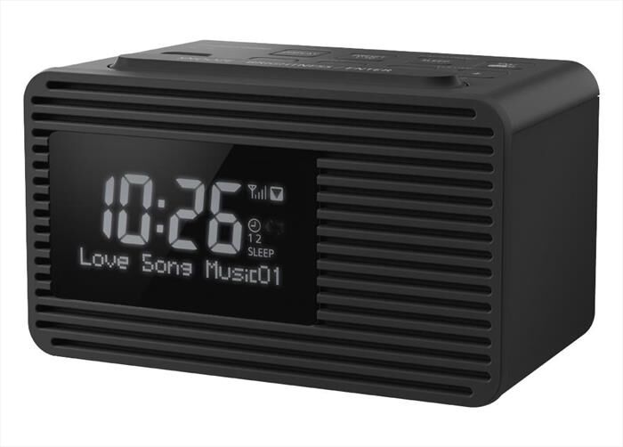Panasonic Radiosveglia Fm/dab+, Ampio Display, Snooze Rc-d8-nero