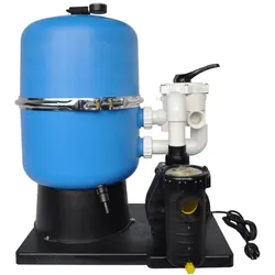 Sandfilteranlage OKU Hawaii Ø 500 mm mit Aqua Plus 8 230 Volt Pumpe