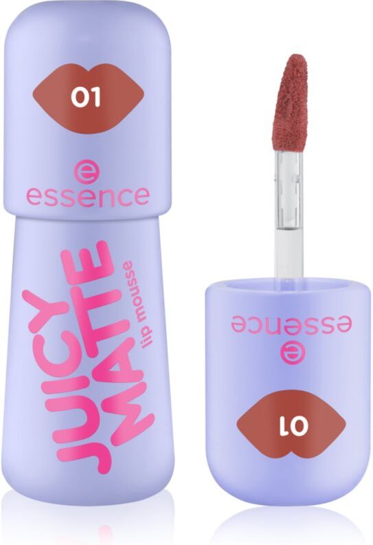 essence JUICY MATTE lip mousse with matt effect shade 01 Maple Rouge 2.7 ml