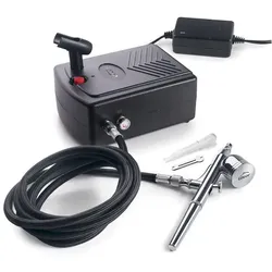 LACOR Airbrush-Kit mit Kompressor für die Gebäckdekoration 69450