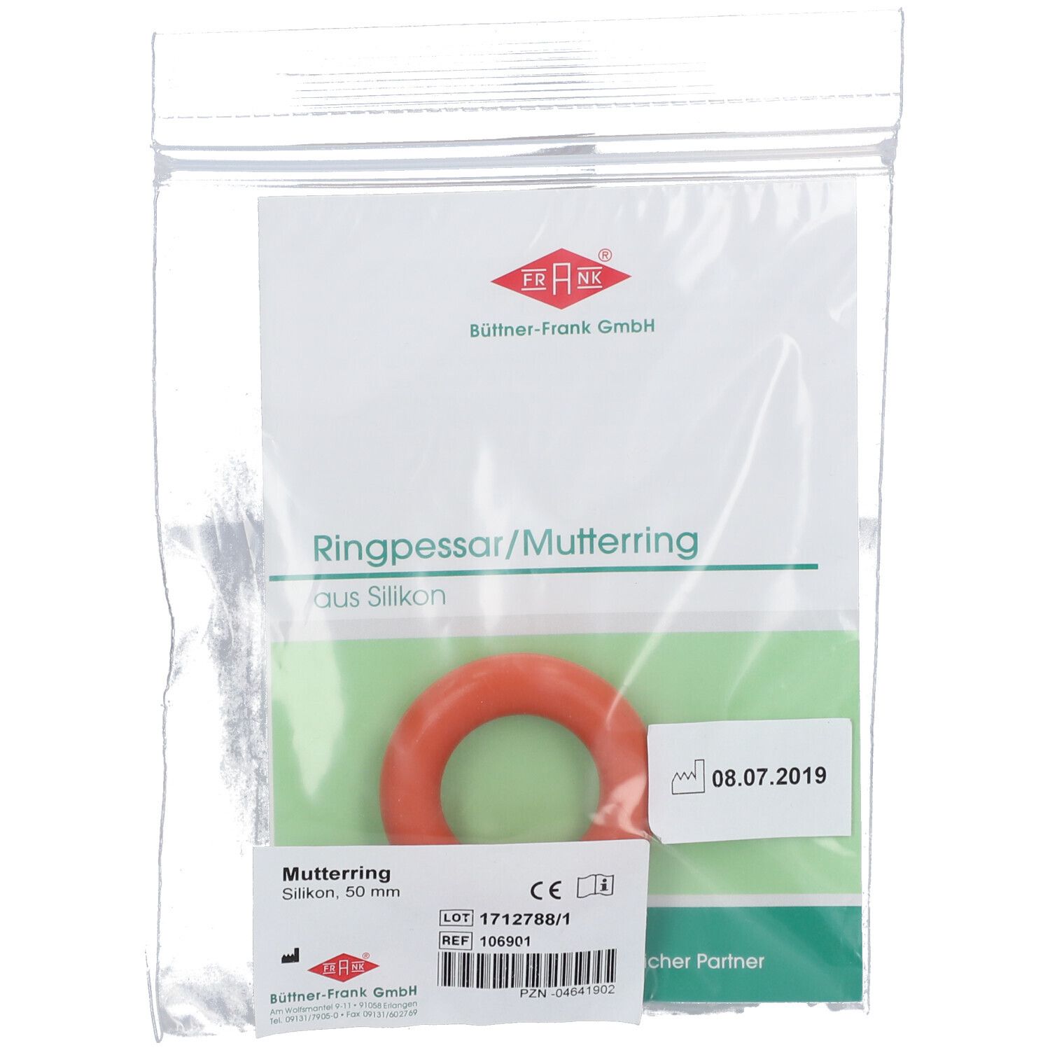 Mutterring Silikon 50 mm 106901 1 St Vaginalring