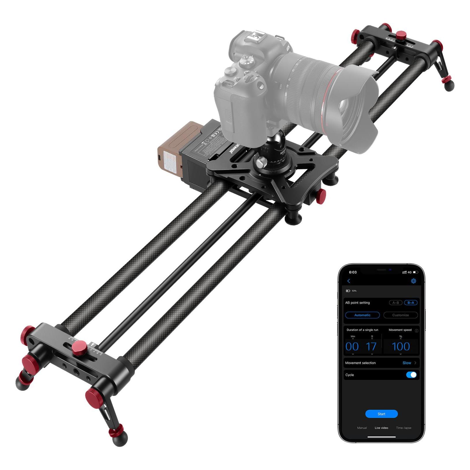 Neewer 80cm App Electronic Video Slider (Diverses Video Zubehör) (10105837)