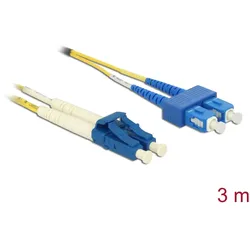 DELOCK Kabel LWL LC/ST OS2 09/125 3M