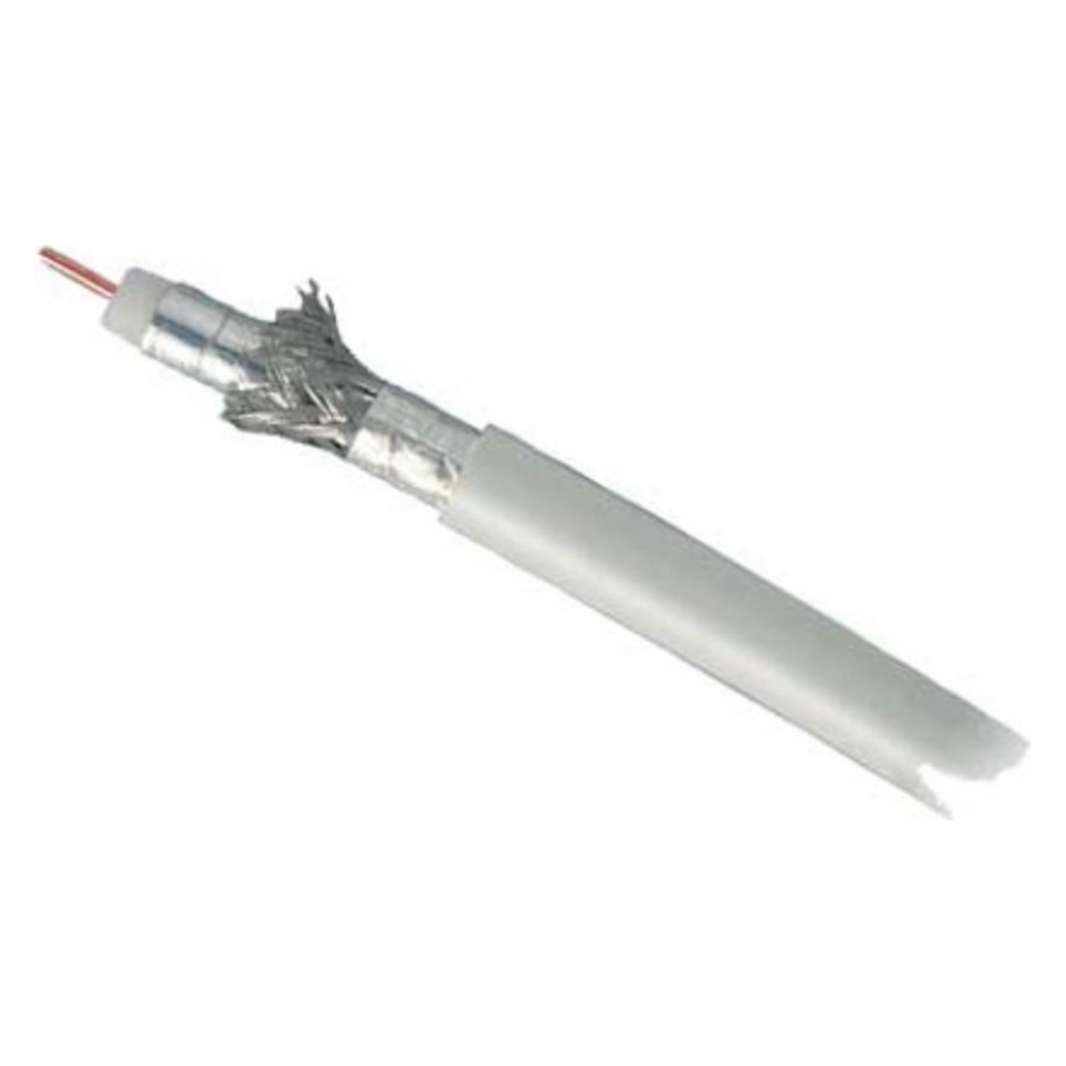 Tecline Antennenkabel, High Quality, Innenleiter Kupfer, 100 m Einwegtrommel Kabel für Satelliten- und Breit (100 dB, Antennenkabel) (17990299)