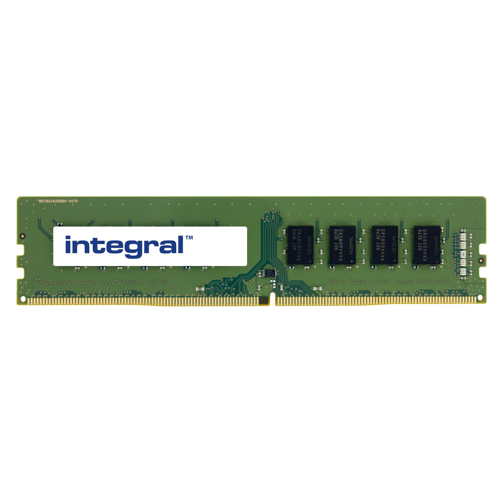 Integral 16GB DIMM DDR4 3200MHZ UNBUF NO-ECC 1.2V (1 x 16GB, 3200 MHz, DDR4-RAM, DIMM) (IN4T16GNGLTX)