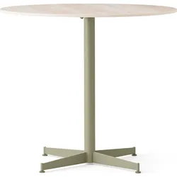 Nook Star Base Ceramic Tisch, 80 cm, mit olivfarbenem Gestell