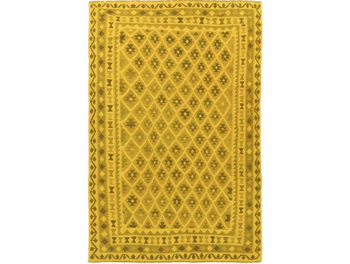 Kelim Afghan Chromatic Teppich 200x291 Handgewebt Orientteppich Wolle