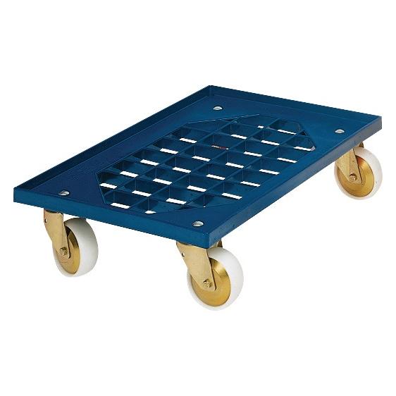 HP Autozubehör Kistenroller Tragfähigkeit 250 kg Polymer-Bereifung L605xB405mm ABS-Kunststoff blau (250 kg) (30002 B)