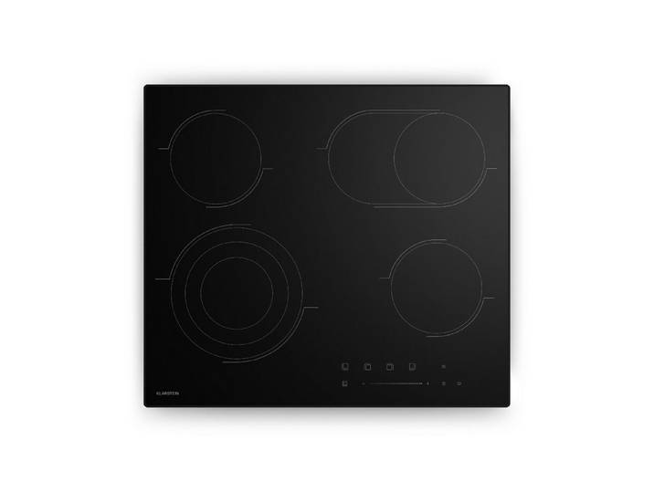 Klarstein Elektro-Kochfeld Velaire 10047442, Elektrische Kochfelder 3 Zonen Aluminium 4200 W Touch