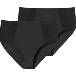 Schiesser Damen Midislip Air Spitze 2er Pack