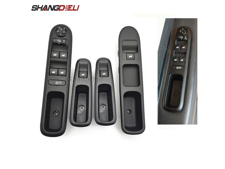 4 pièces/ensemble LHD avant gauche côté conducteur pour Peugeot 3008 2009 - 2016 bouton de levage de commutateur de commande de fenêtre