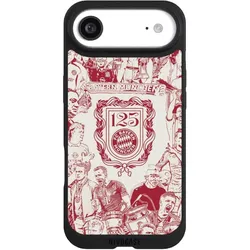 Nivocase Handyhülle für Apple iPhone Air Hülle NIVOpure Case Schwarz FC Bayern München Offizielles (Apple iPhone Air), Smartphone Hülle, Schwarz