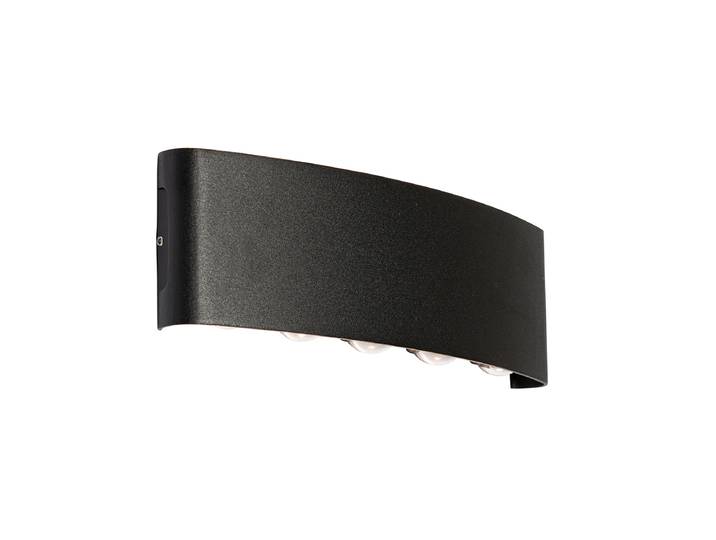 Applique murale d'extérieur noire avec LED 10 lumières IP54 -