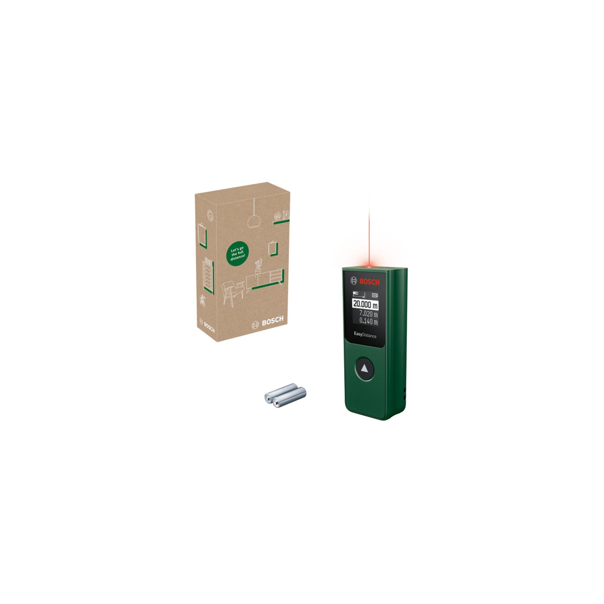 BOSCH Digitaler Laser-Entfernungsmesser EasyDistance 20, eCommerce-Karton (0603672AZ0)