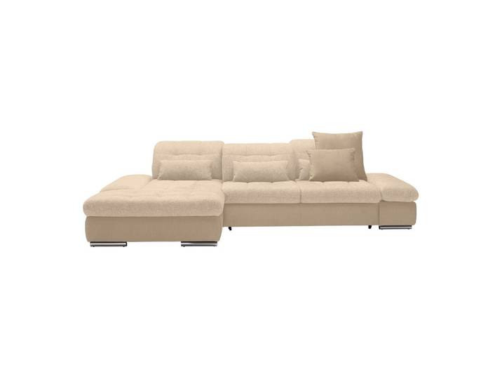 Wohnlandschaft Flachgewebe Beige