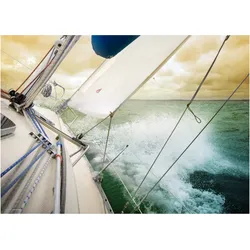 CoverYourDesk, Unterlage, Schreibtischunterlage Regatta-Segelboot