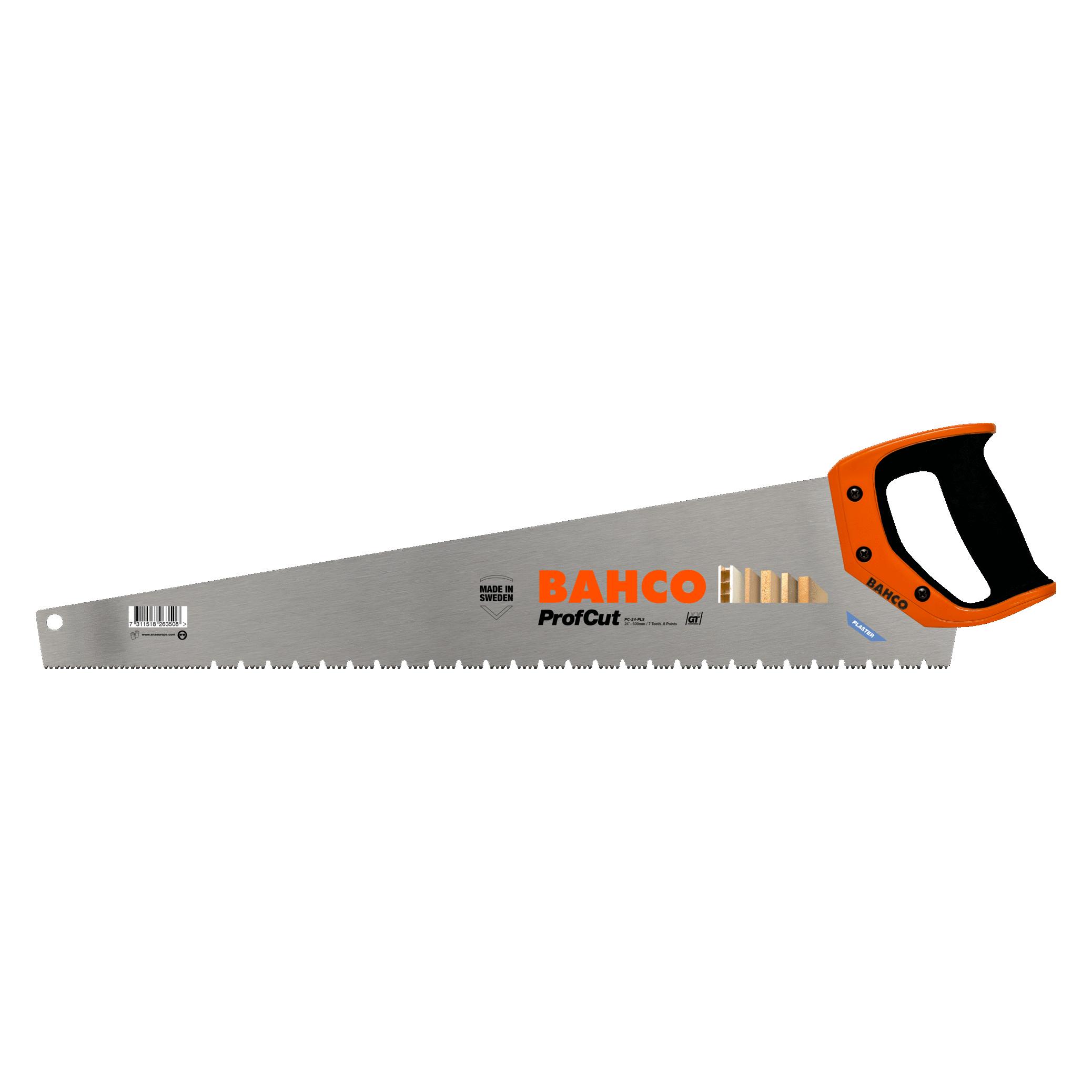 Bahco ProfCut-Handsäge für Gips und Platten aus Werkstoffen auf Holzbasis 7/8 ZpZ 24" (BAHPC-24-PLS)